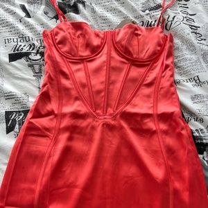 MESHKI Corset Mini Dress